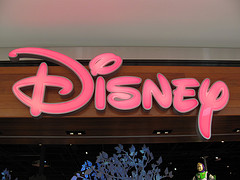 Disney store sign