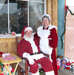 Santa Claus and Mrs. Claus