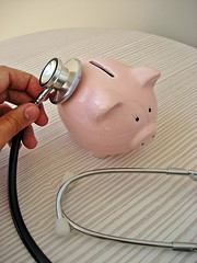 health care piggy bank