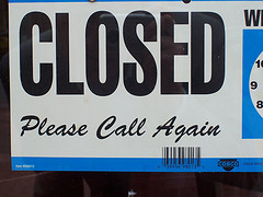 closed sign