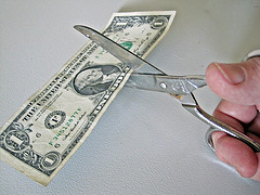 scissors cut dollar