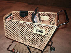 Vons grocery cart