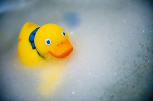 Bubble bath with ducky resized