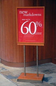 sale sign