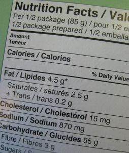 food label