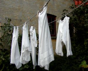 white laundry