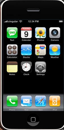 iPhone mock up