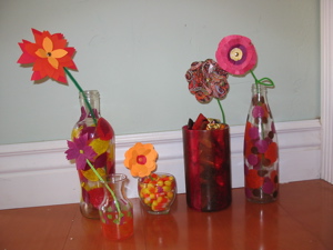 homemade vases