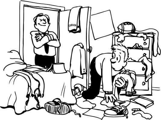 dirty room clipart - photo #44