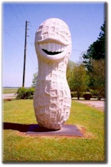 Peanut statue