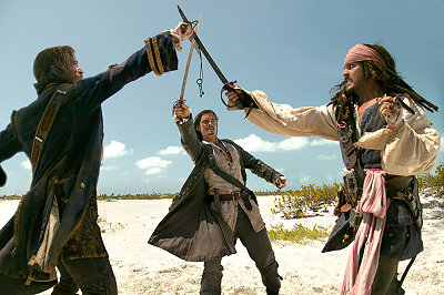 commodore norrington and jack sparrow